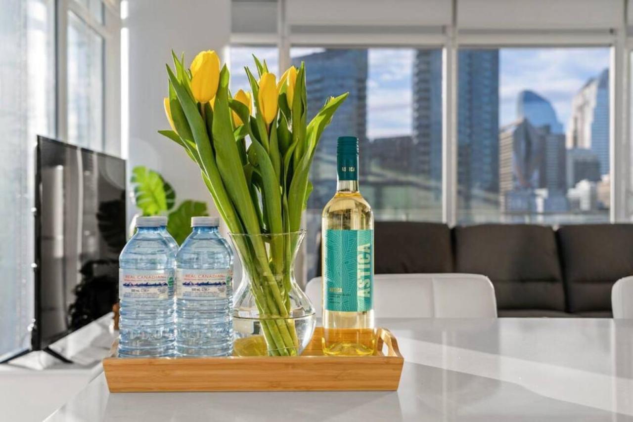 Appartement Luxury On The 9th Floor Near Stampede, Complimentary Wine, 2 Car Ug Parking Calgary
